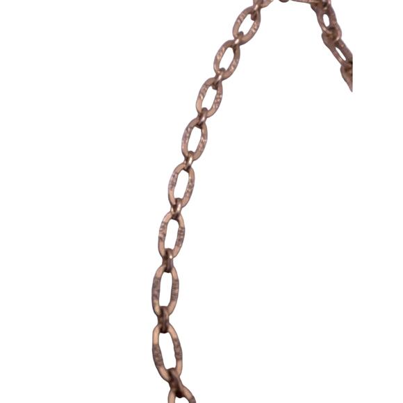 Sugar Fix Goldstone Necklace With Beaded Peach Tassel and  5 Unbranded Bangles - Picture 6 of 10